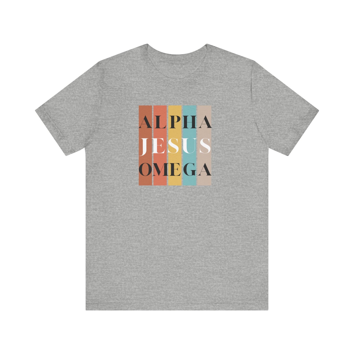 Alpha Omega Jesus Unisex Jersey Short Sleeve Tee