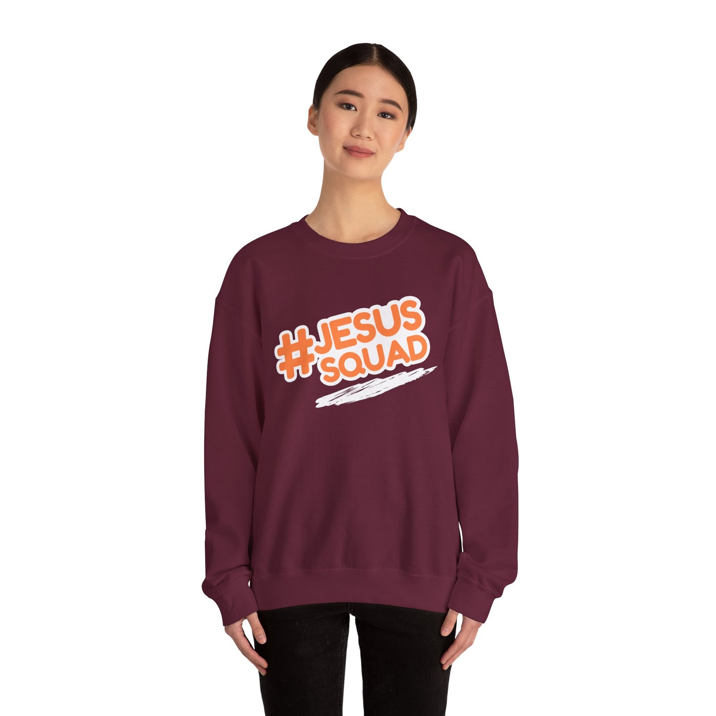 Jesus Squad Christian Sweatshirt, Religious Gifts, Unisex Jumper, Cozy Crewneck, Christian Apparel, Religious Clothing