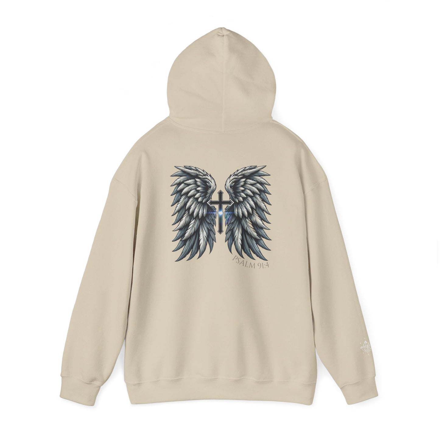 Christian Faith Hooded Sweatshirt, Trust Angels Design, Spiritual Gift, Unisex Clothing, Perfect for Church and Holidays