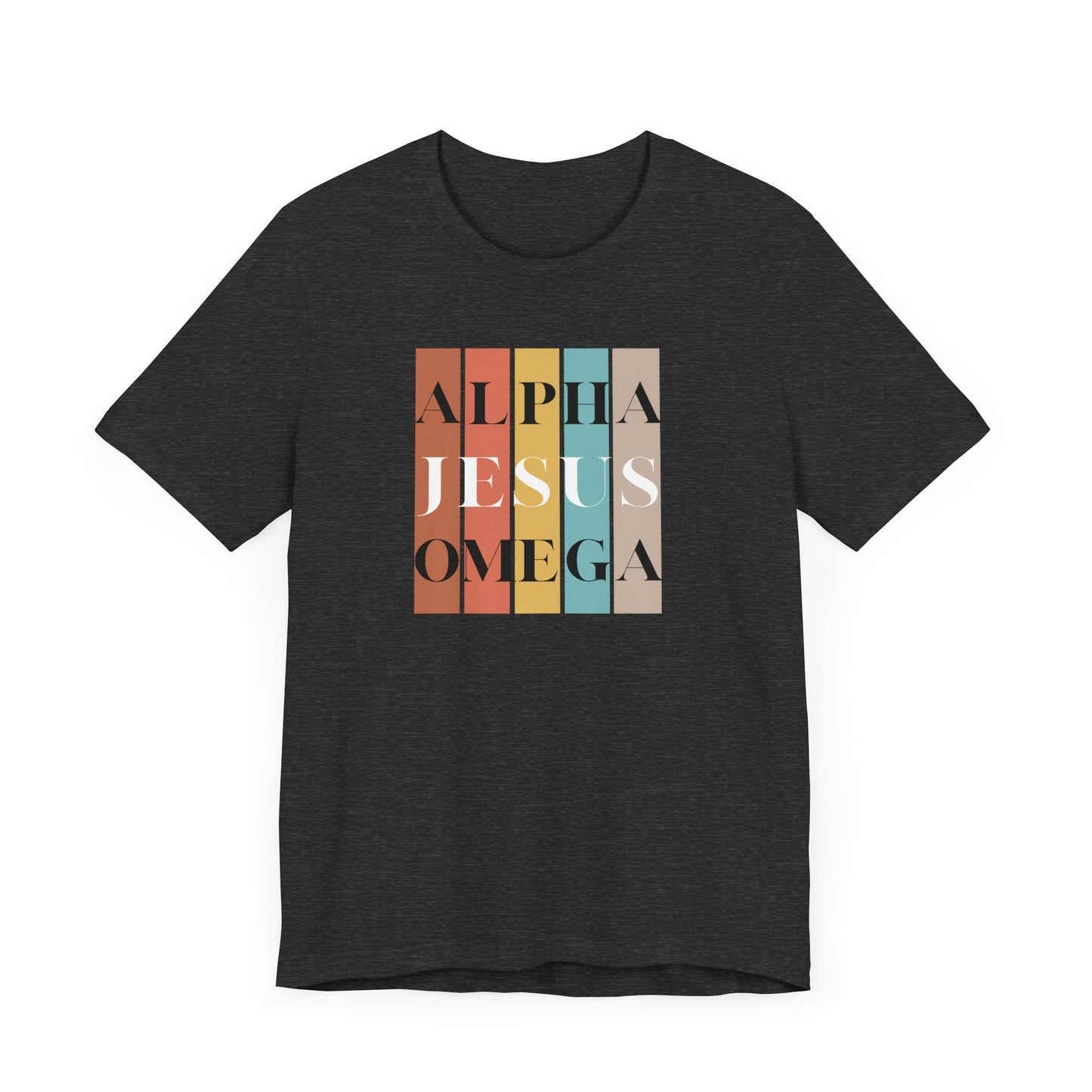 Alpha Omega Jesus Unisex Jersey Short Sleeve Tee