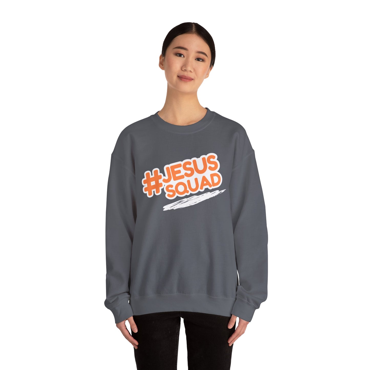 Jesus Squad Christian Sweatshirt, Religious Gifts, Unisex Jumper, Cozy Crewneck, Christian Apparel, Religious Clothing