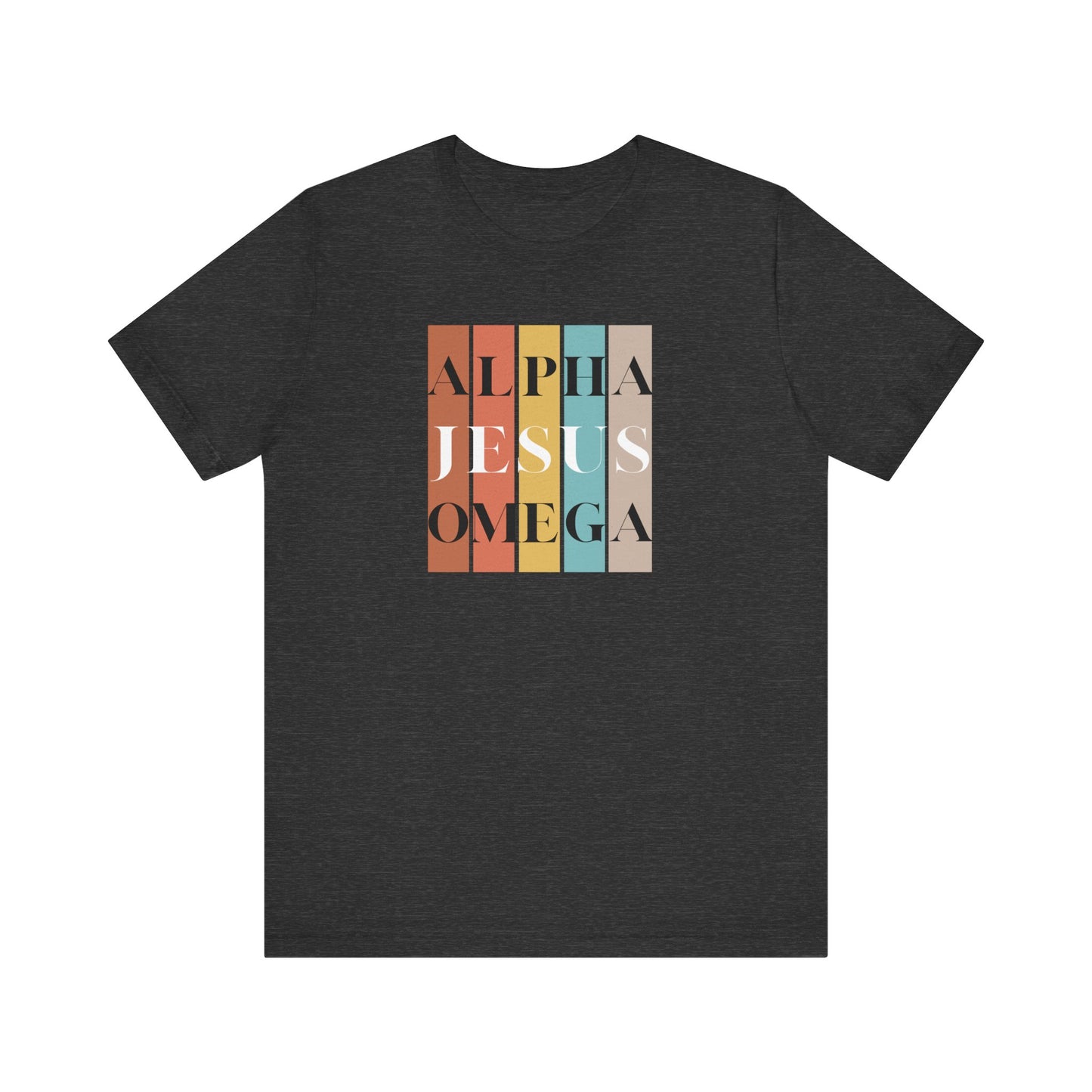 Alpha Omega Jesus Unisex Jersey Short Sleeve Tee