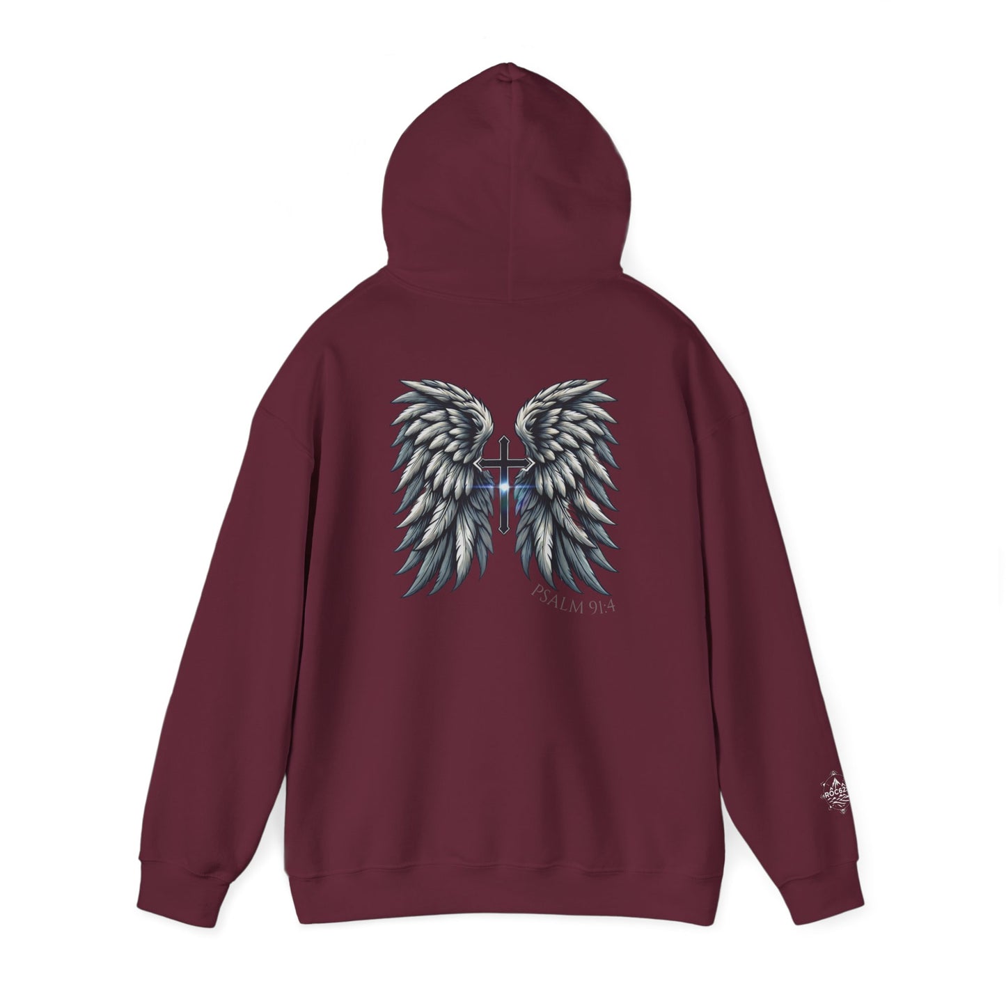 Christian Faith Hooded Sweatshirt, Trust Angels Design, Spiritual Gift, Unisex Clothing, Perfect for Church and Holidays