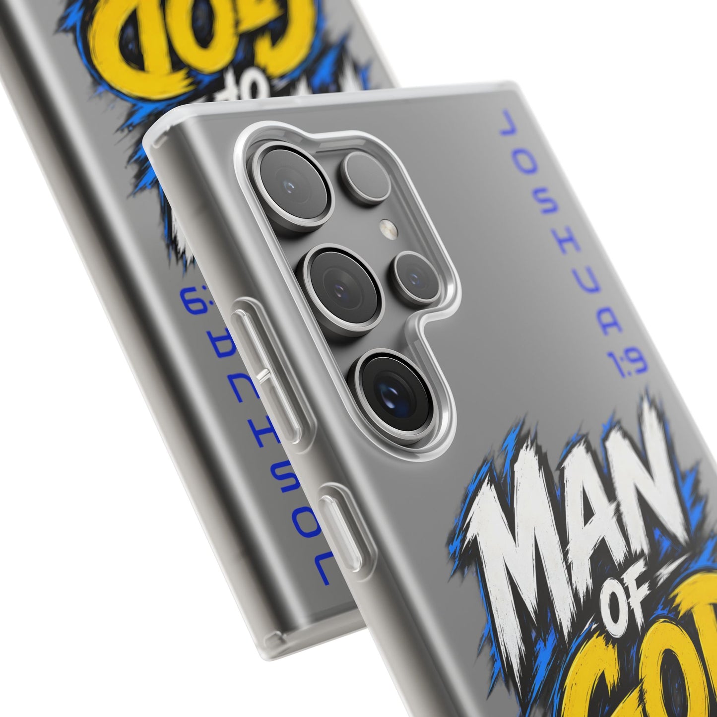 Man of God Phone Case — Joshua 1:9 Flexi Case