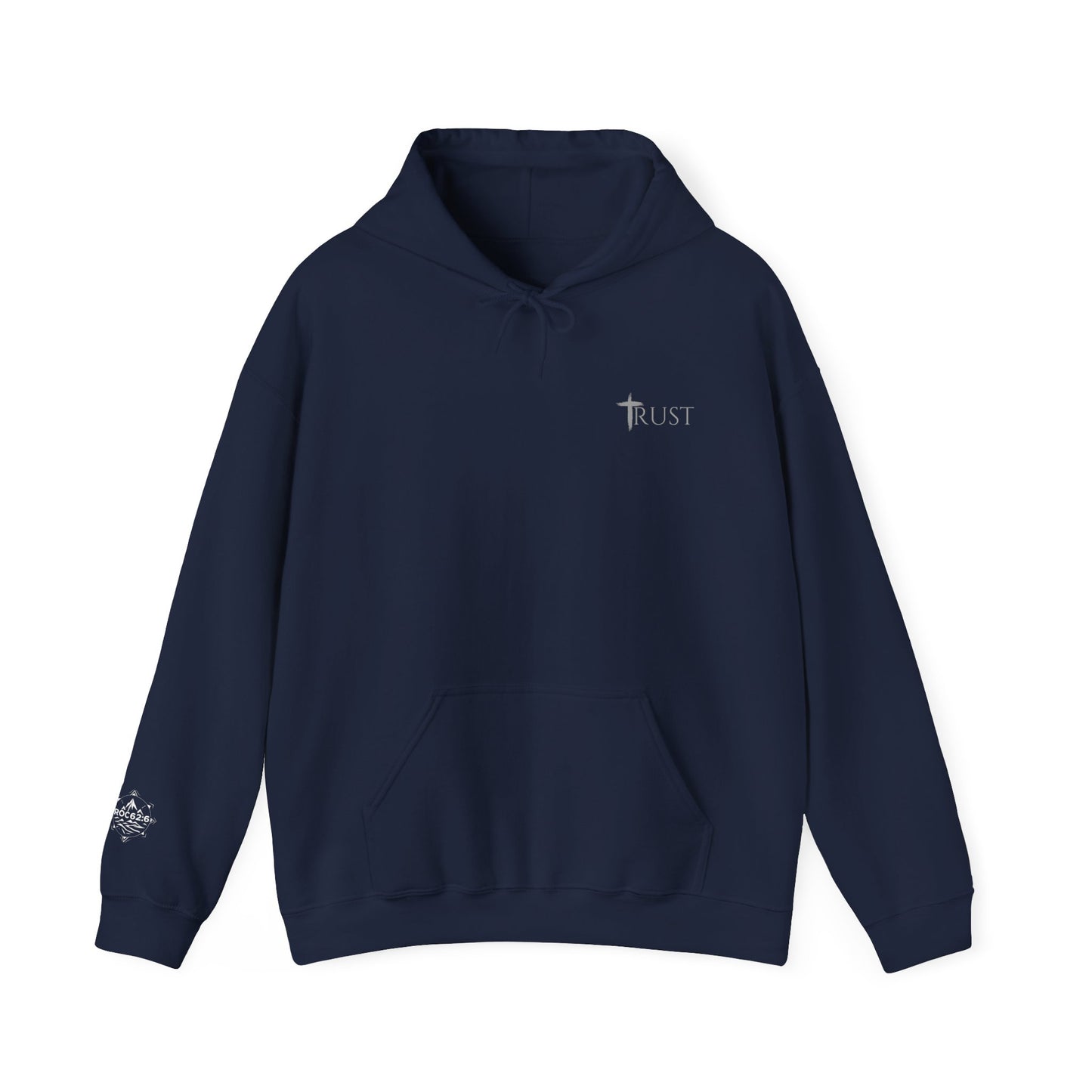 Christian Faith Hooded Sweatshirt, Trust Angels Design, Spiritual Gift, Unisex Clothing, Perfect for Church and Holidays