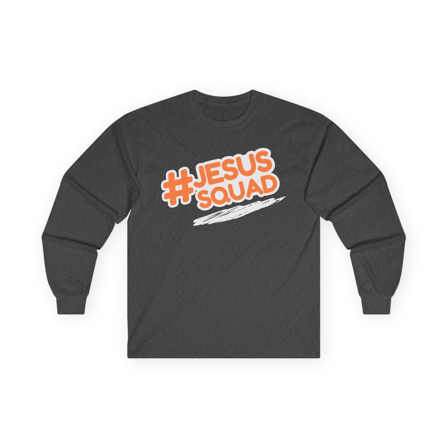 JESUS SQUAD Unisex Long Sleeve Tee, Faith and Pride Shirt, Religious Holiday Apparel, Almighty Kingdom Tee, Religious Pride Cotton Tee