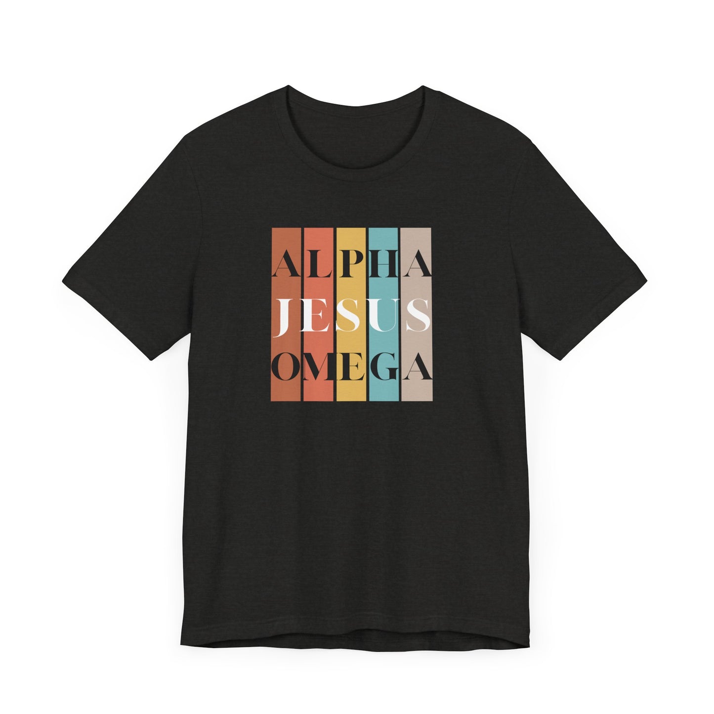 Alpha Omega Jesus Unisex Jersey Short Sleeve Tee