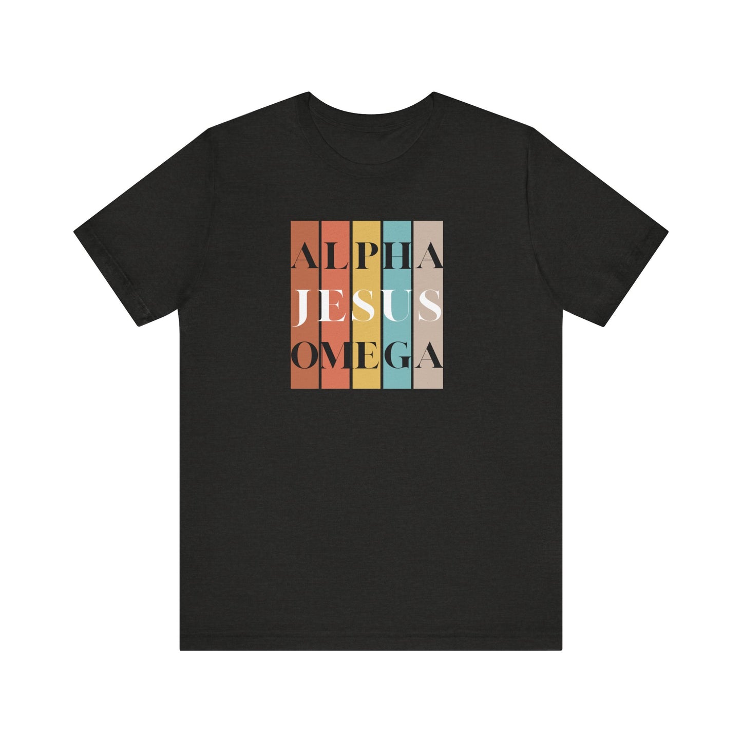 Alpha Omega Jesus Unisex Jersey Short Sleeve Tee