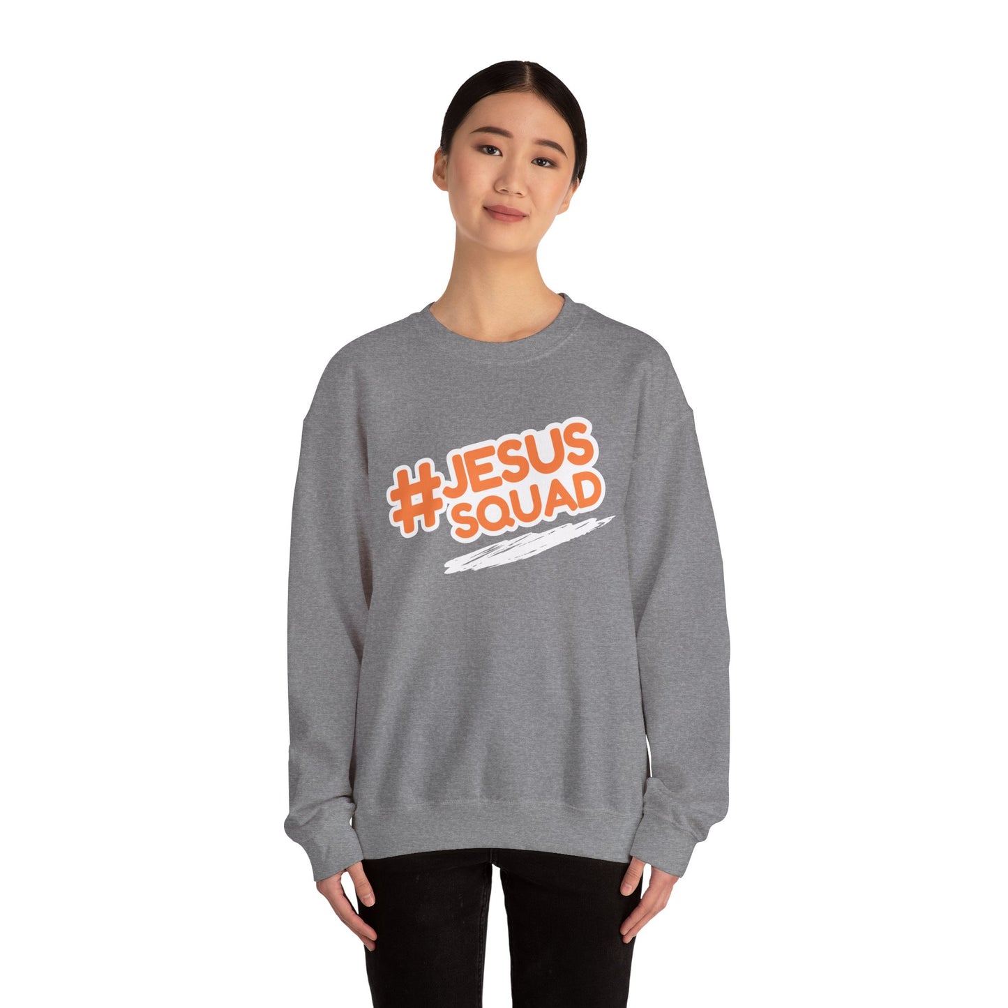 Jesus Squad Christian Sweatshirt, Religious Gifts, Unisex Jumper, Cozy Crewneck, Christian Apparel, Religious Clothing