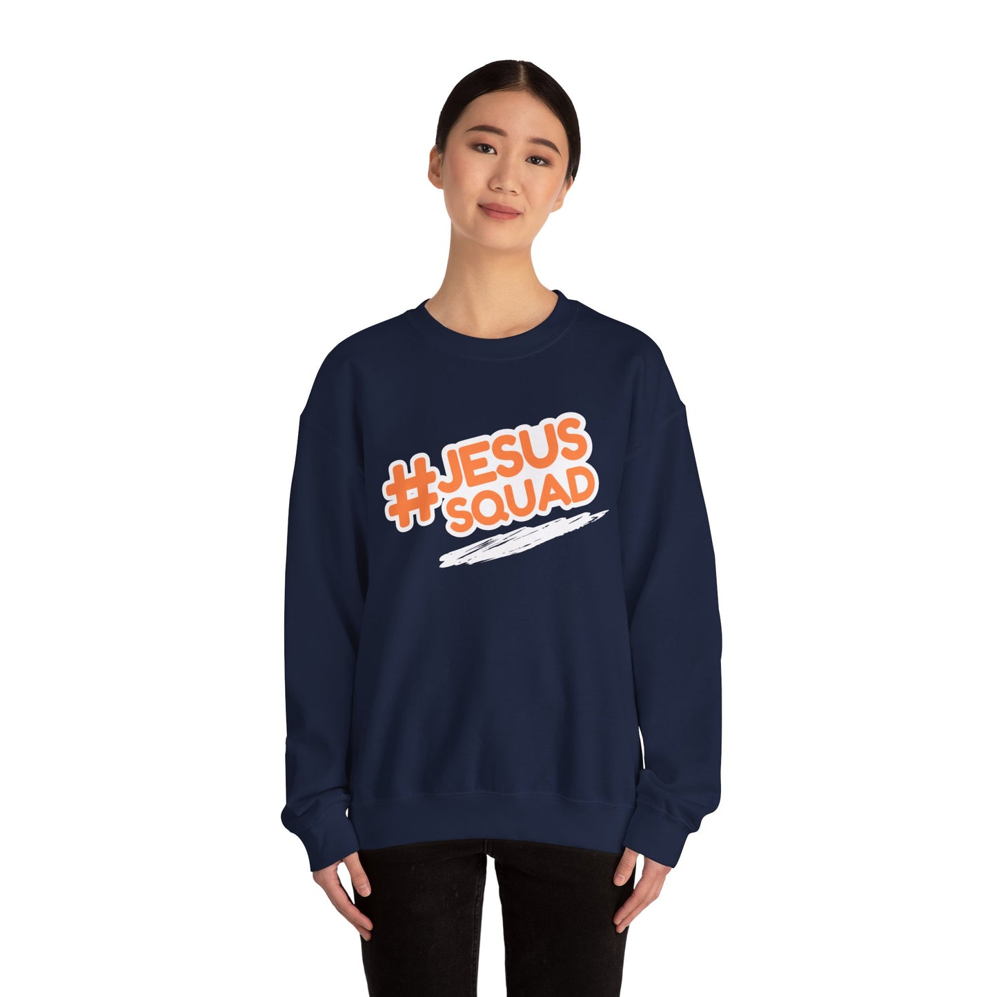 Jesus Squad Christian Sweatshirt, Religious Gifts, Unisex Jumper, Cozy Crewneck, Christian Apparel, Religious Clothing