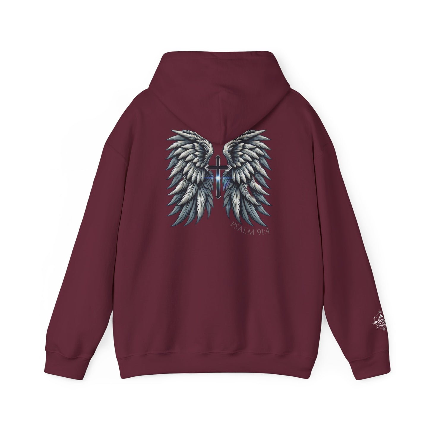 Christian Faith Hooded Sweatshirt, Trust Angels Design, Spiritual Gift, Unisex Clothing, Perfect for Church and Holidays