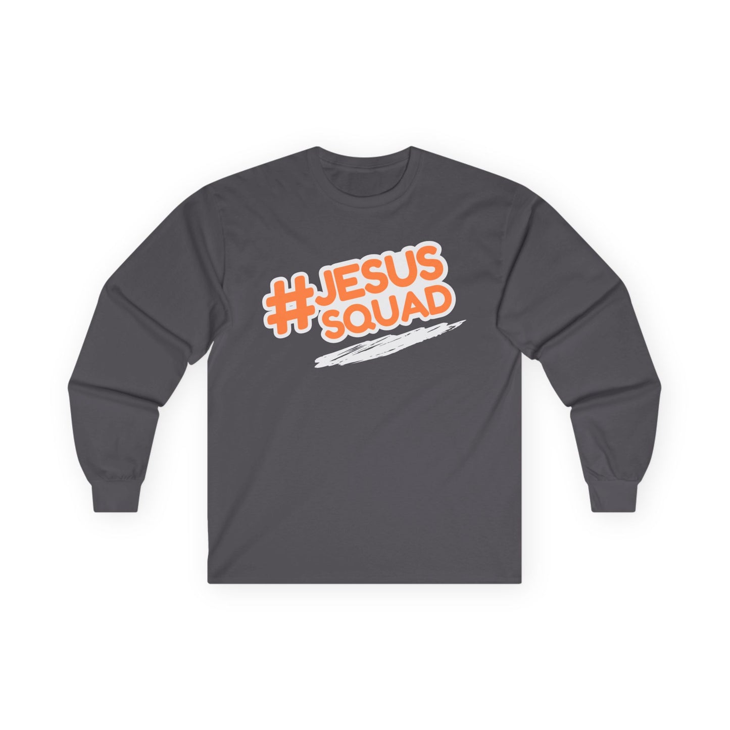 JESUS SQUAD Unisex Long Sleeve Tee, Faith and Pride Shirt, Religious Holiday Apparel, Almighty Kingdom Tee, Religious Pride Cotton Tee