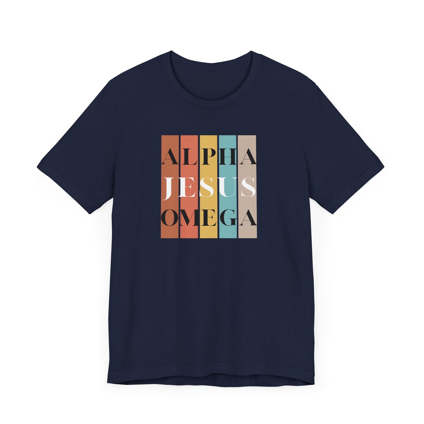 Alpha Omega Jesus Unisex Jersey Short Sleeve Tee