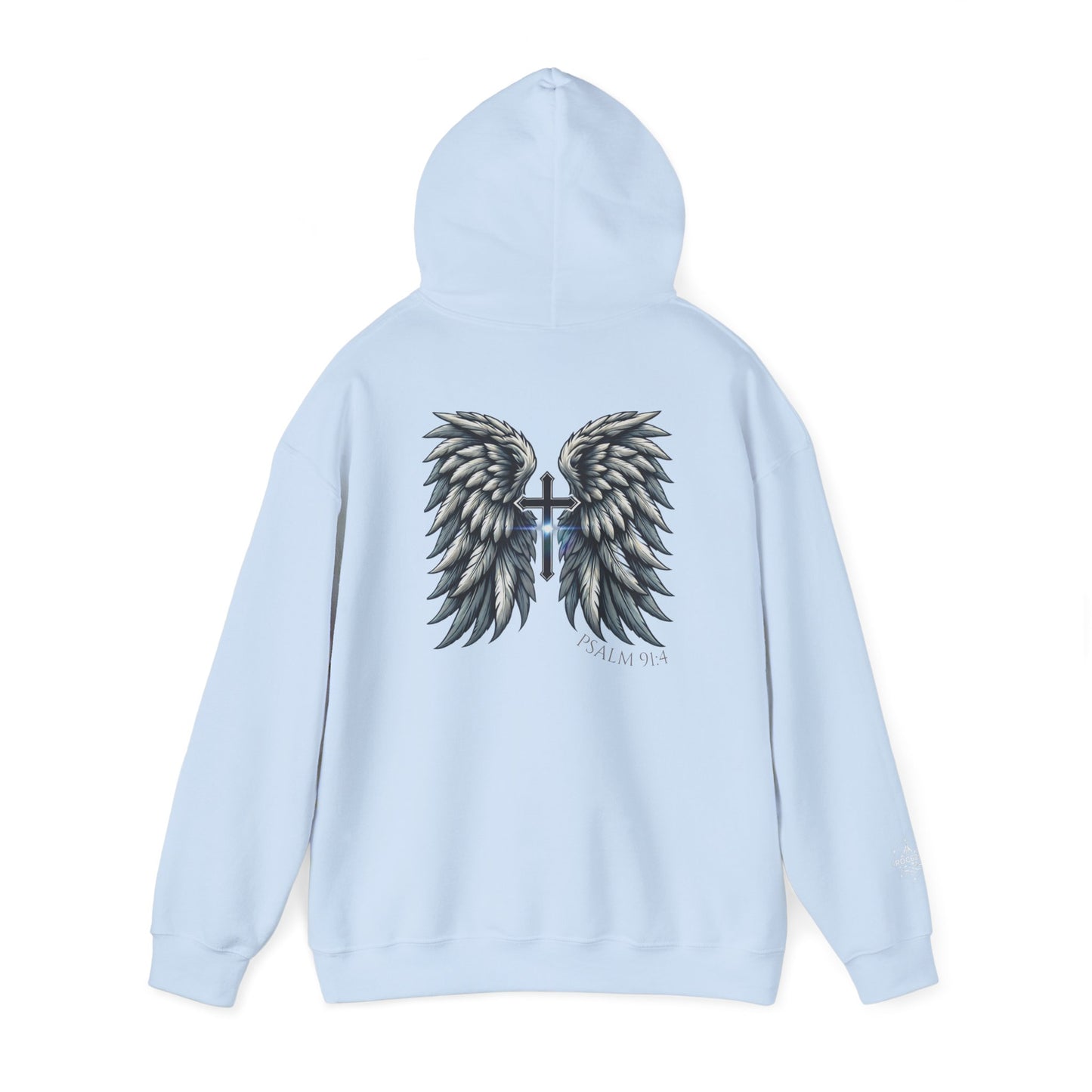 Christian Faith Hooded Sweatshirt, Trust Angels Design, Spiritual Gift, Unisex Clothing, Perfect for Church and Holidays