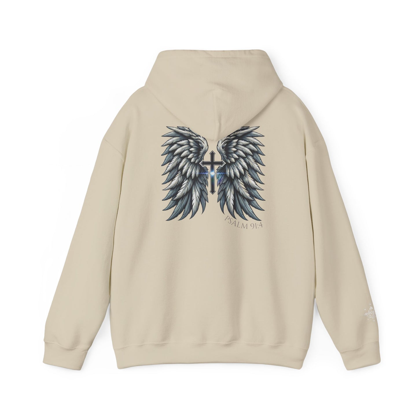 Christian Faith Hooded Sweatshirt, Trust Angels Design, Spiritual Gift, Unisex Clothing, Perfect for Church and Holidays