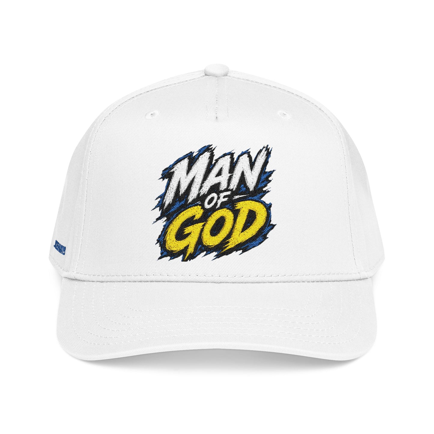 Man of God graphic Mid Profile Baseball Cap | faith scripture hat