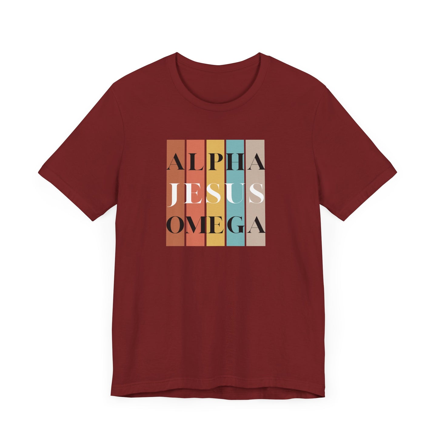 Alpha Omega Jesus Unisex Jersey Short Sleeve Tee