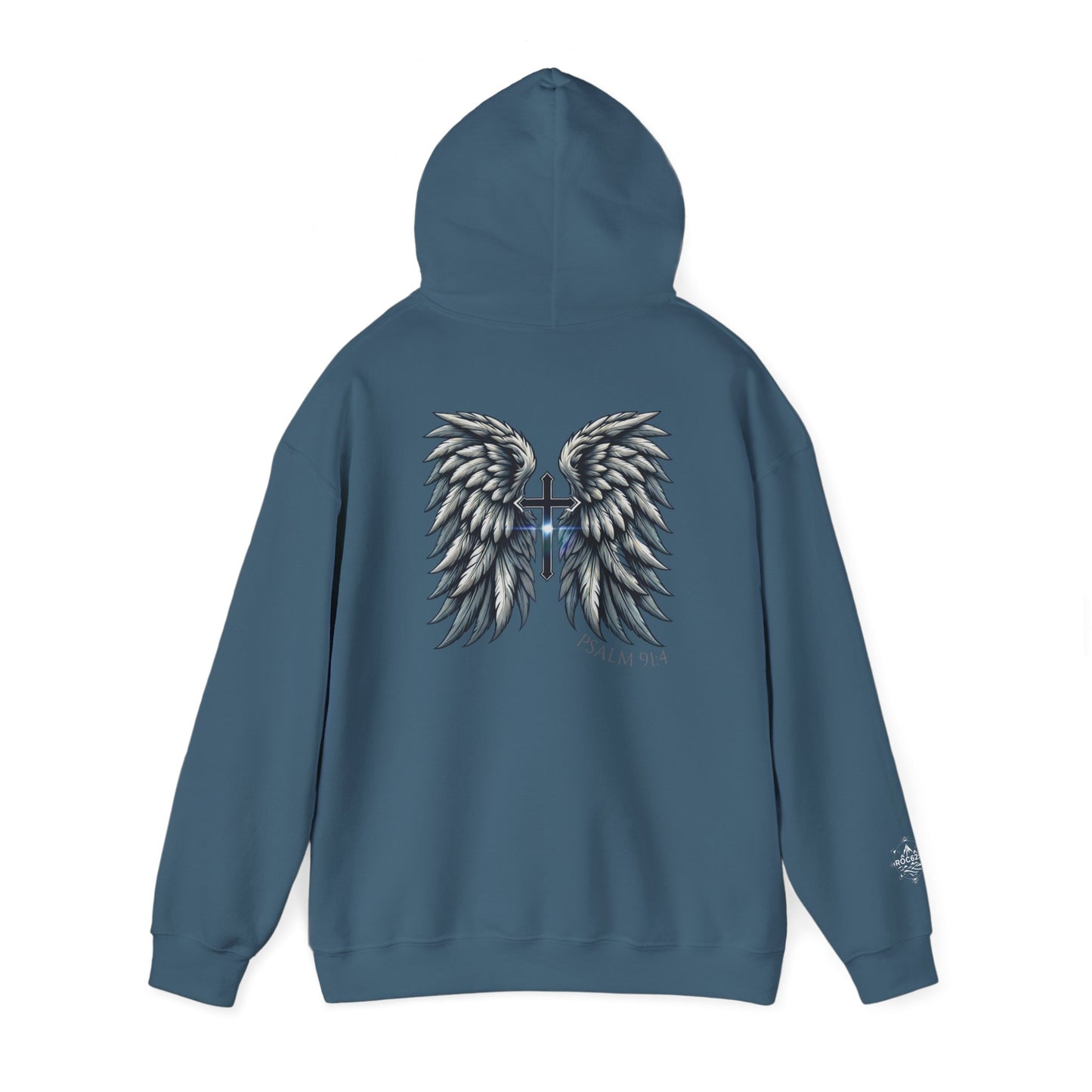 Christian Faith Hooded Sweatshirt, Trust Angels Design, Spiritual Gift, Unisex Clothing, Perfect for Church and Holidays