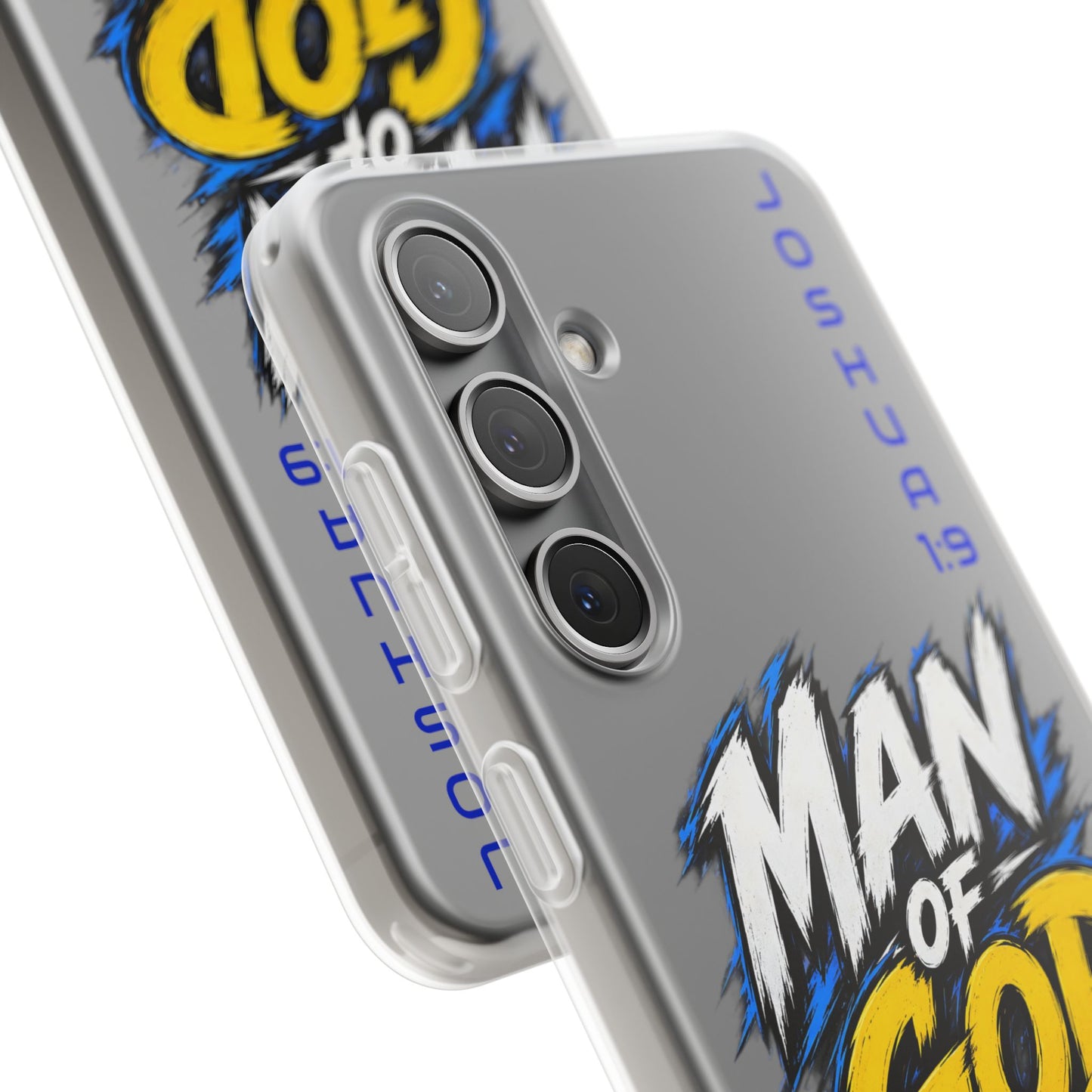 Man of God Phone Case — Joshua 1:9 Flexi Case