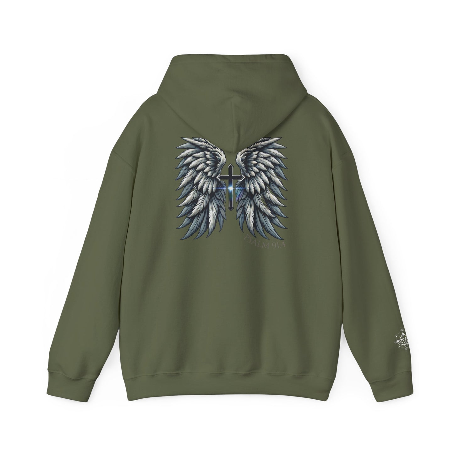 Christian Faith Hooded Sweatshirt, Trust Angels Design, Spiritual Gift, Unisex Clothing, Perfect for Church and Holidays