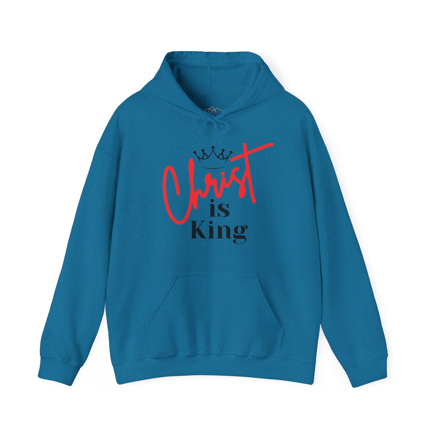 CHRIST IS KING Unisex Hoodie Sweatshirt, Heavy Blend Pullover, Gift for Him/Her, Cozy Winter Apparel, Religious Clothing, Christmas Present