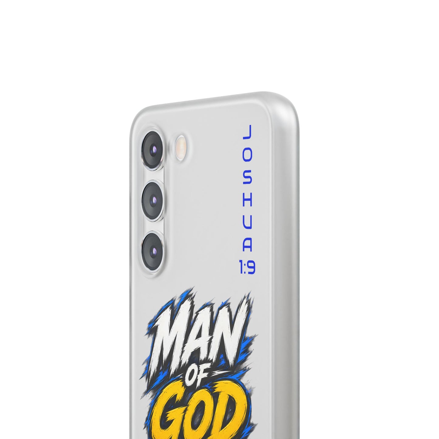 Man of God Phone Case — Joshua 1:9 Flexi Case
