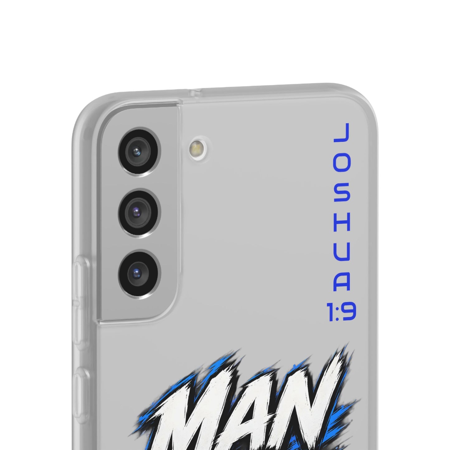 Man of God Phone Case — Joshua 1:9 Flexi Case