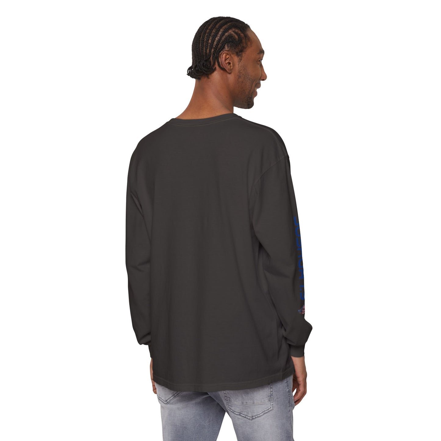 Man of God Graphic Long Sleeve Shirt | Christian Faith Message