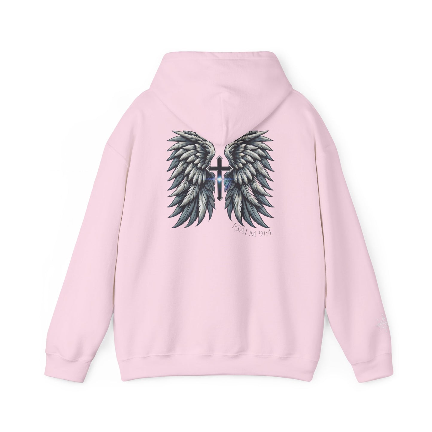 Christian Faith Hooded Sweatshirt, Trust Angels Design, Spiritual Gift, Unisex Clothing, Perfect for Church and Holidays