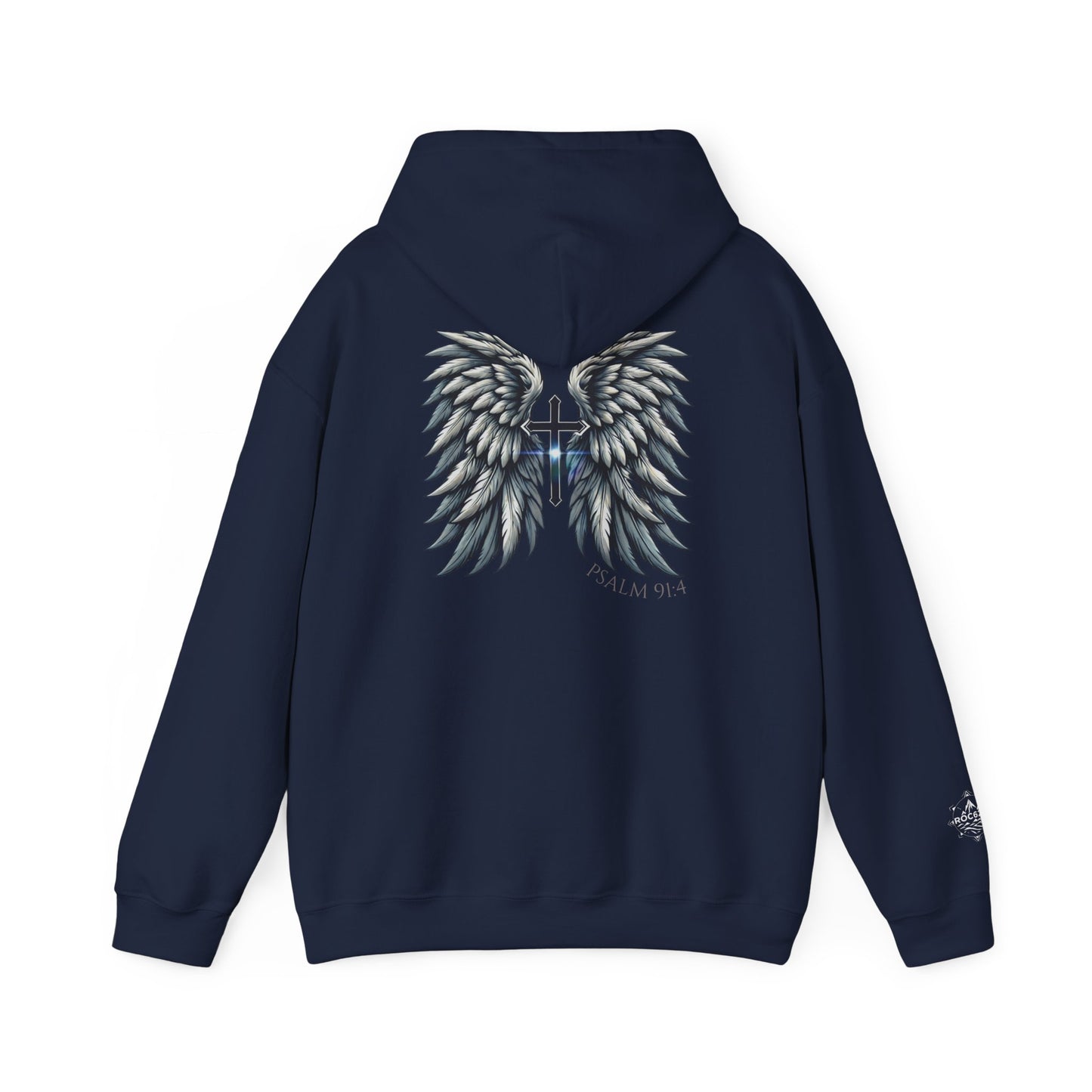 Christian Faith Hooded Sweatshirt, Trust Angels Design, Spiritual Gift, Unisex Clothing, Perfect for Church and Holidays