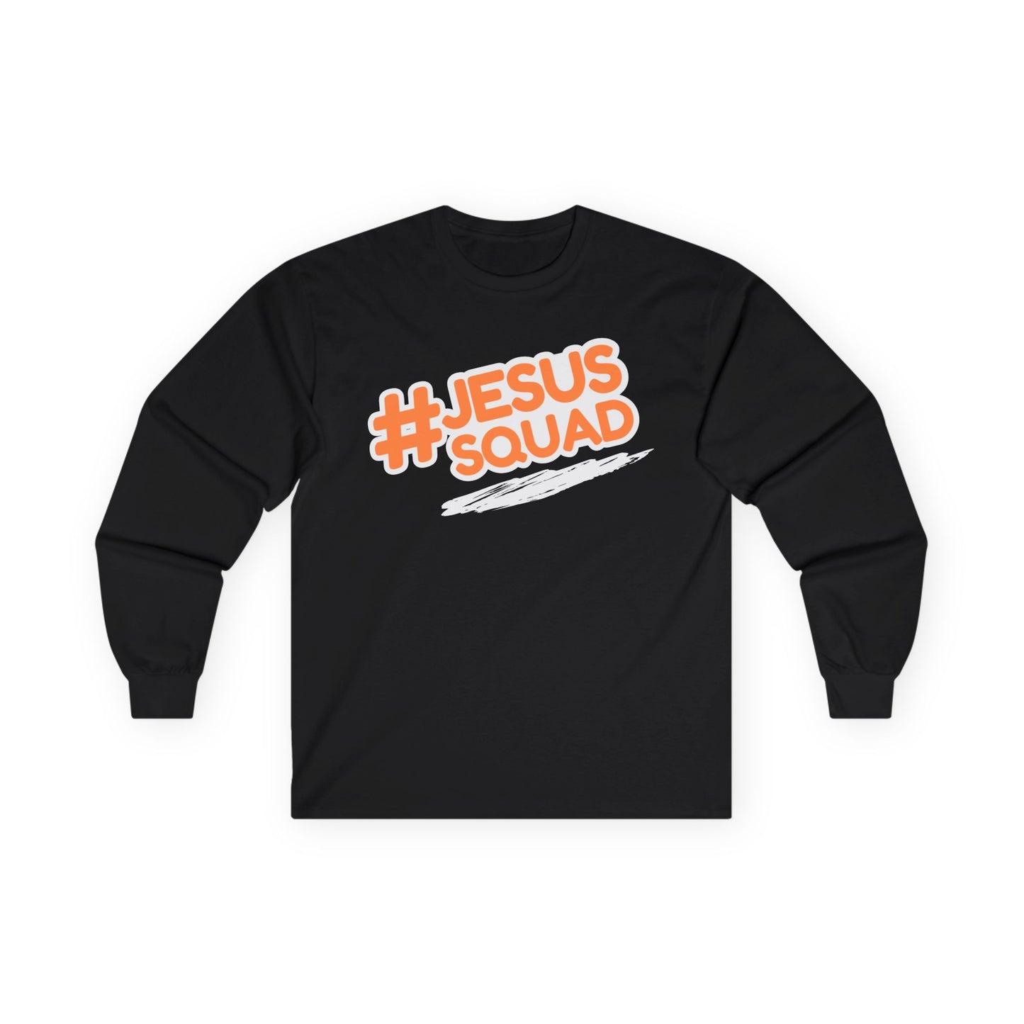 JESUS SQUAD Unisex Long Sleeve Tee, Faith and Pride Shirt, Religious Holiday Apparel, Almighty Kingdom Tee, Religious Pride Cotton Tee