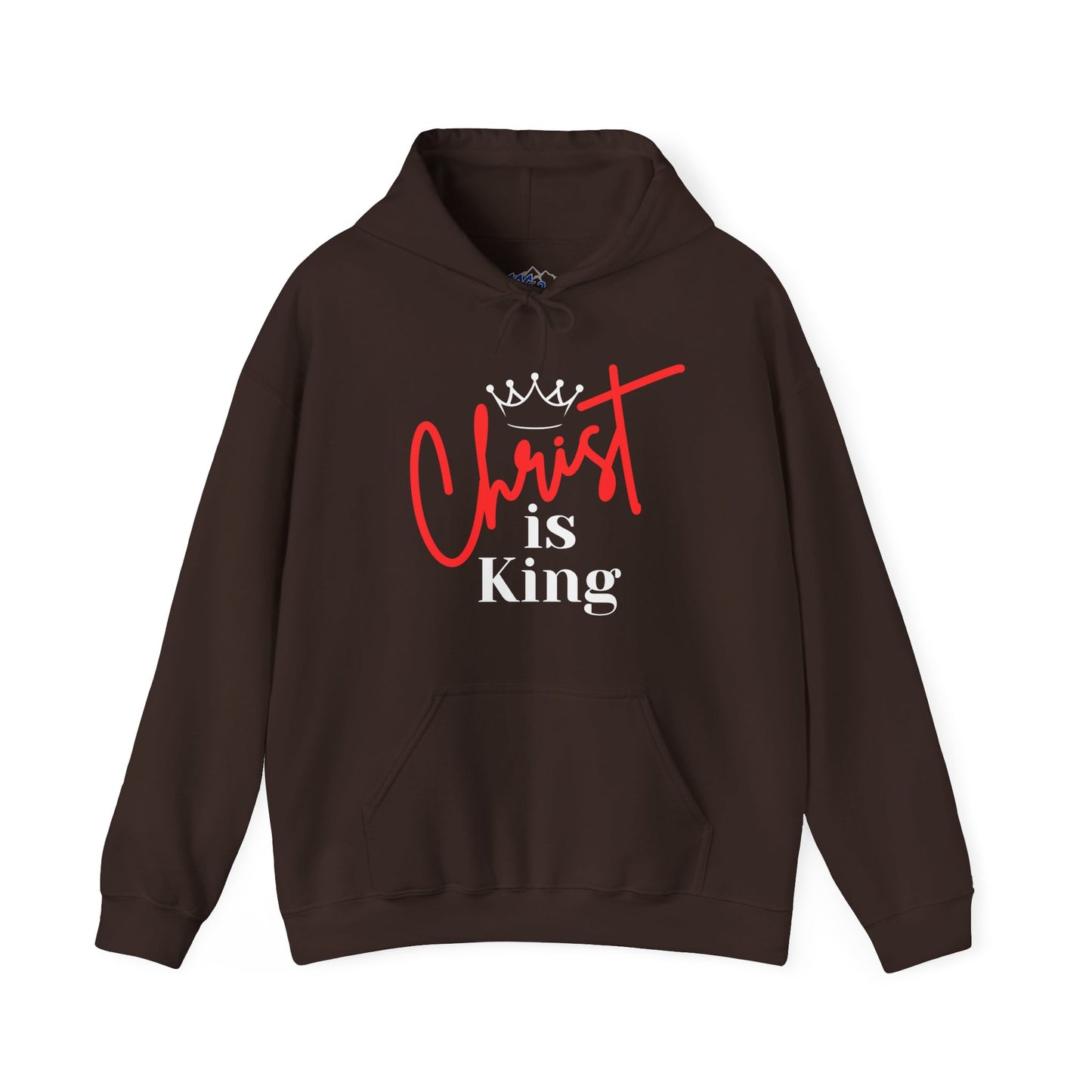 CHRIST IS KING (White Letters) Unisex Hoodie Sweatshirt, Heavy Blend Pullover, Gift for Him/Her, Cozy Winter Apparel, Religious Clothing