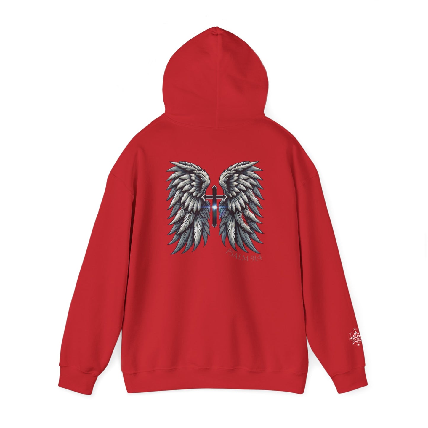 Christian Faith Hooded Sweatshirt, Trust Angels Design, Spiritual Gift, Unisex Clothing, Perfect for Church and Holidays
