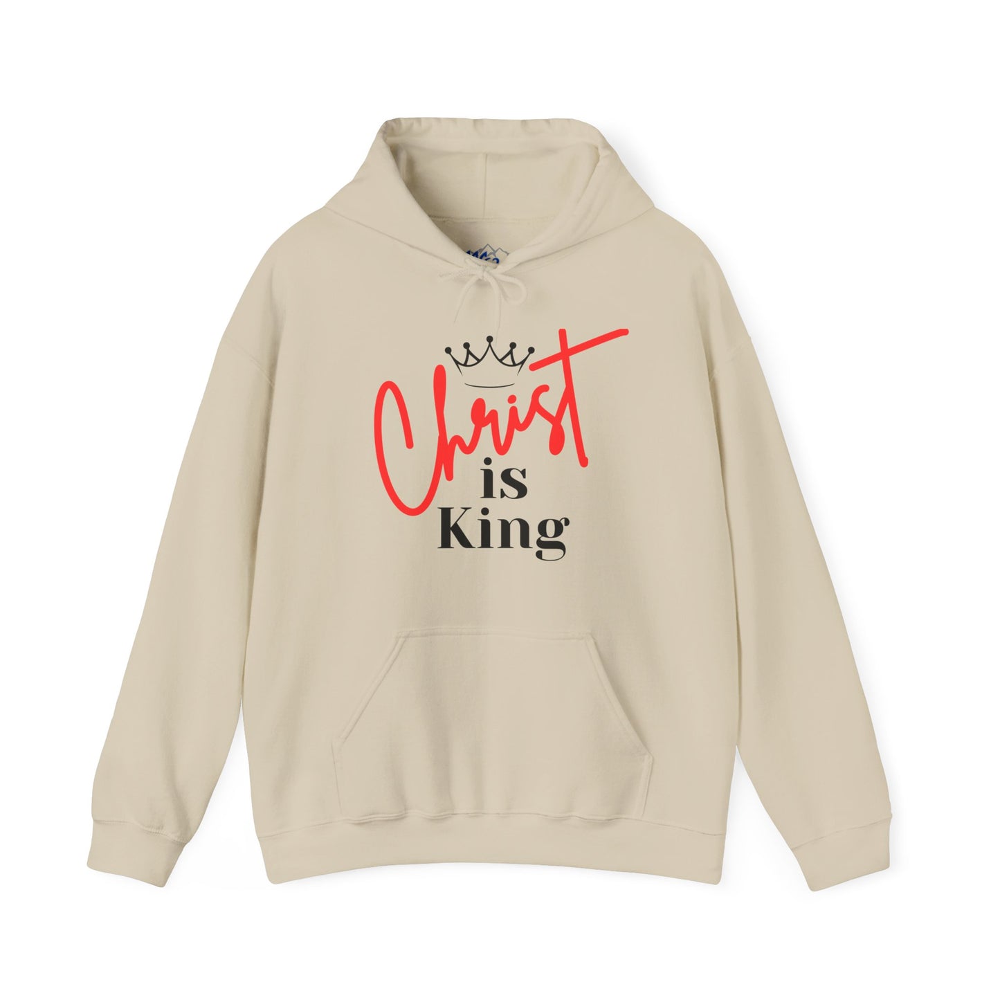 CHRIST IS KING Unisex Hoodie Sweatshirt, Heavy Blend Pullover, Gift for Him/Her, Cozy Winter Apparel, Religious Clothing, Christmas Present