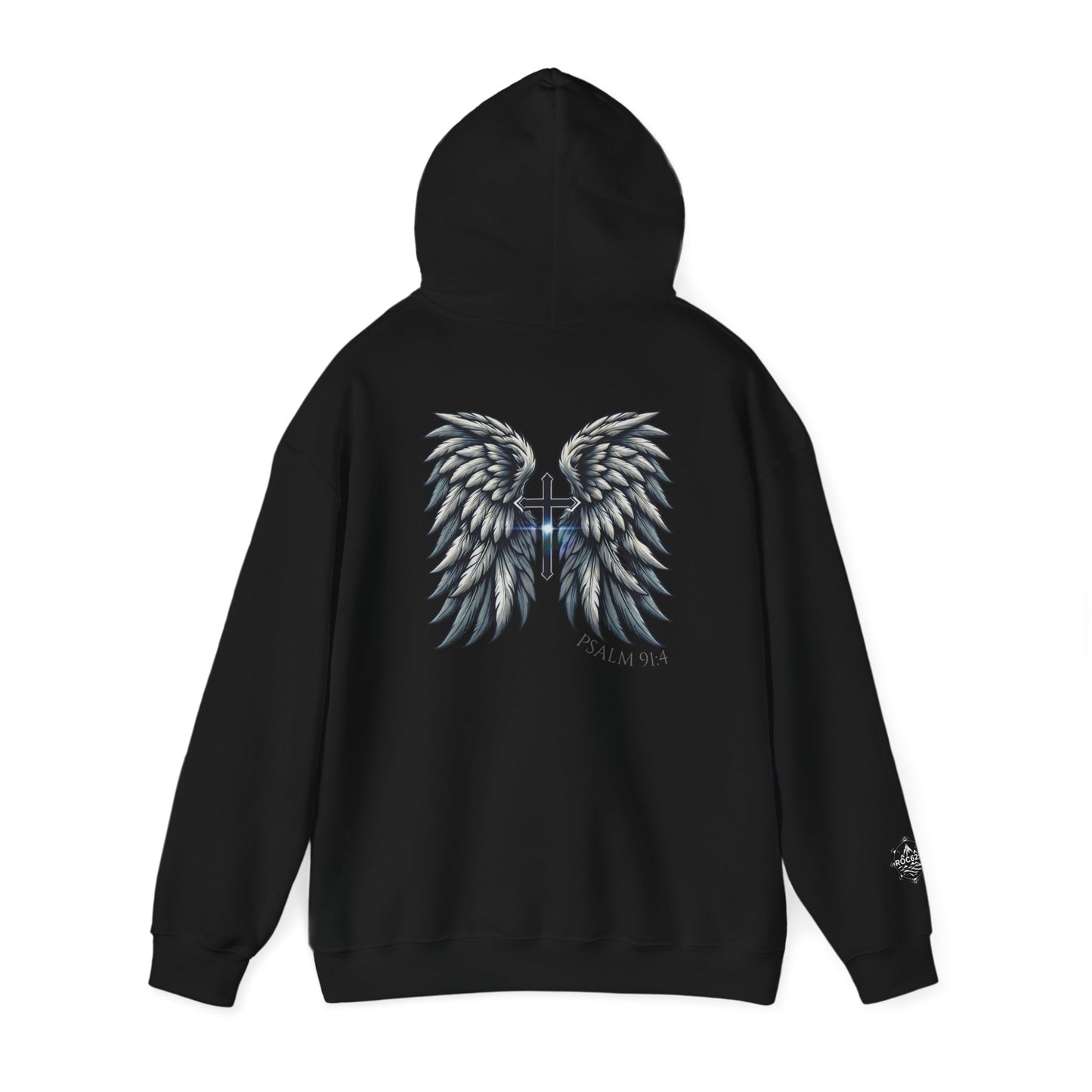 Christian Faith Hooded Sweatshirt, Trust Angels Design, Spiritual Gift, Unisex Clothing, Perfect for Church and Holidays