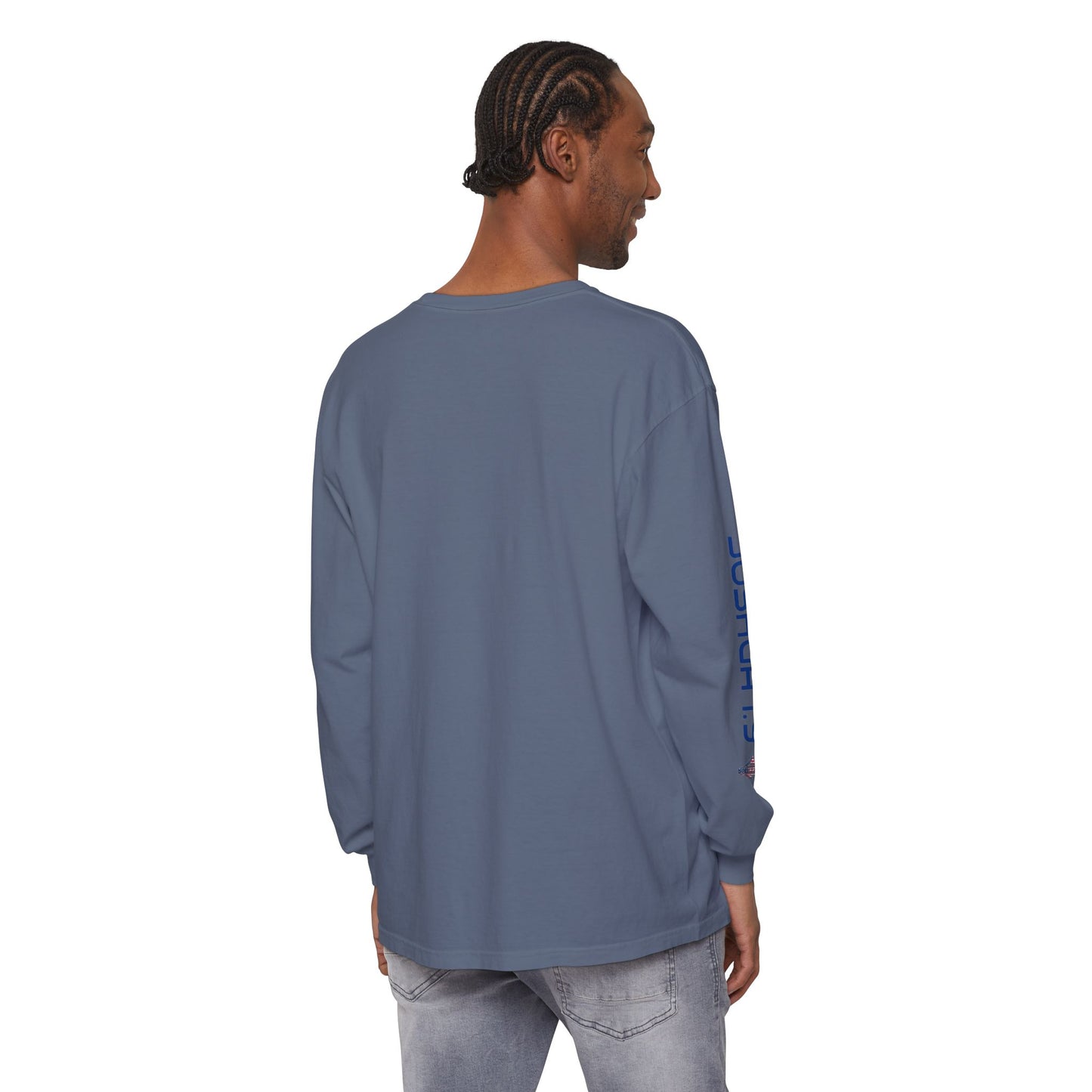Man of God Graphic Long Sleeve Shirt | Christian Faith Message