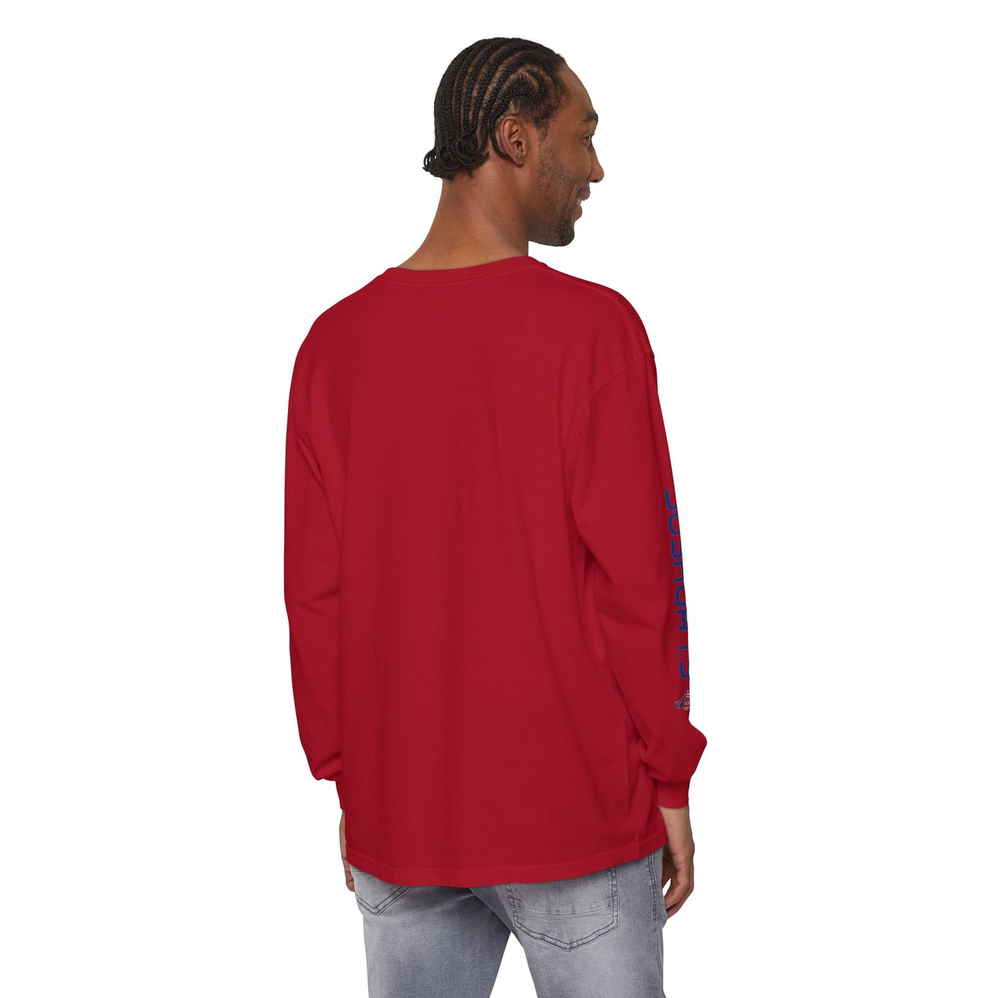 Man of God Graphic Long Sleeve Shirt | Christian Faith Message