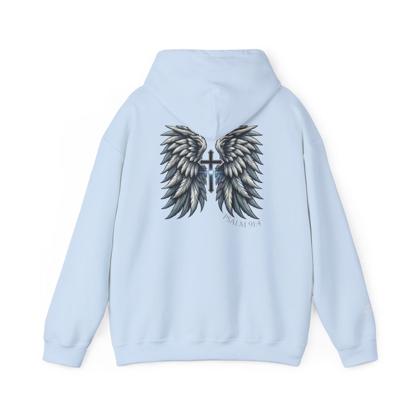 Christian Faith Hooded Sweatshirt, Trust Angels Design, Spiritual Gift, Unisex Clothing, Perfect for Church and Holidays