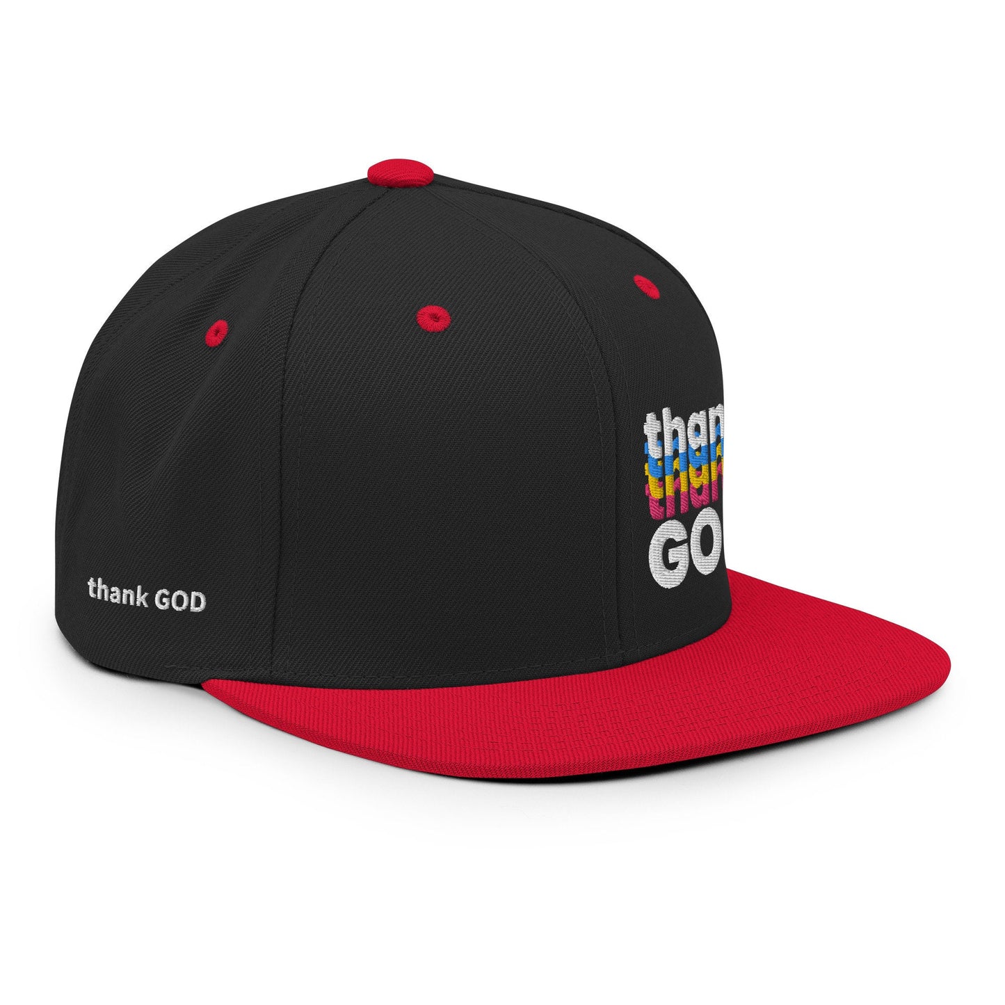 Thank God Hat, Thankful Hat, Christian Apparel, Thank God Snapcap, Thank God Snapback Hat