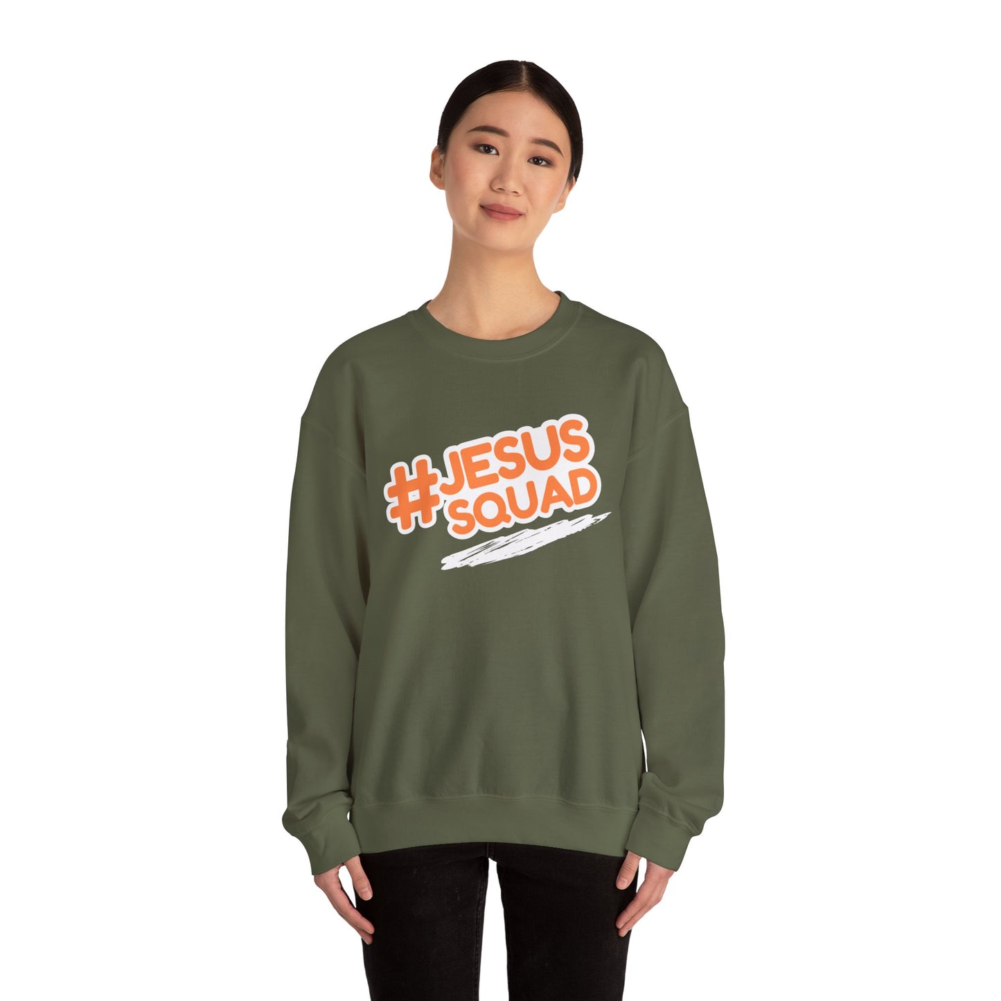 Jesus Squad Christian Sweatshirt, Religious Gifts, Unisex Jumper, Cozy Crewneck, Christian Apparel, Religious Clothing