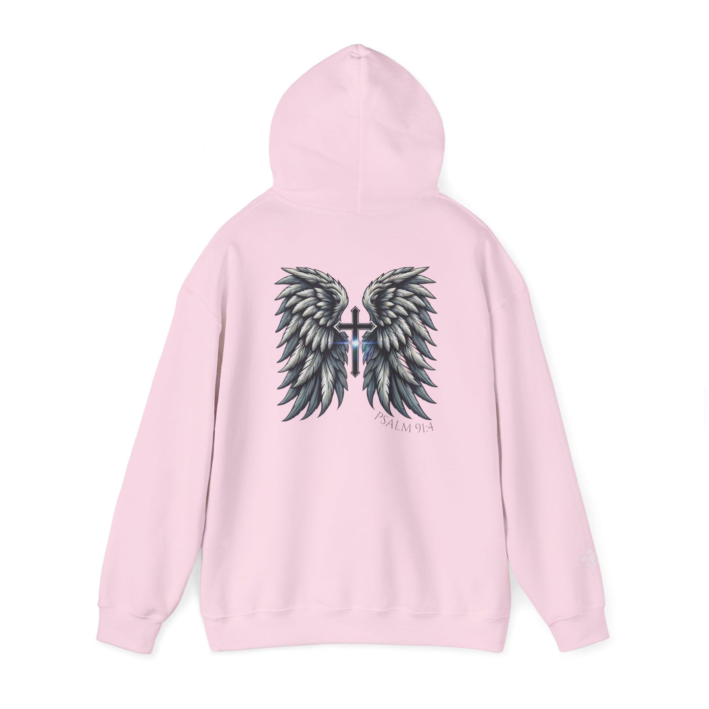 Christian Faith Hooded Sweatshirt, Trust Angels Design, Spiritual Gift, Unisex Clothing, Perfect for Church and Holidays