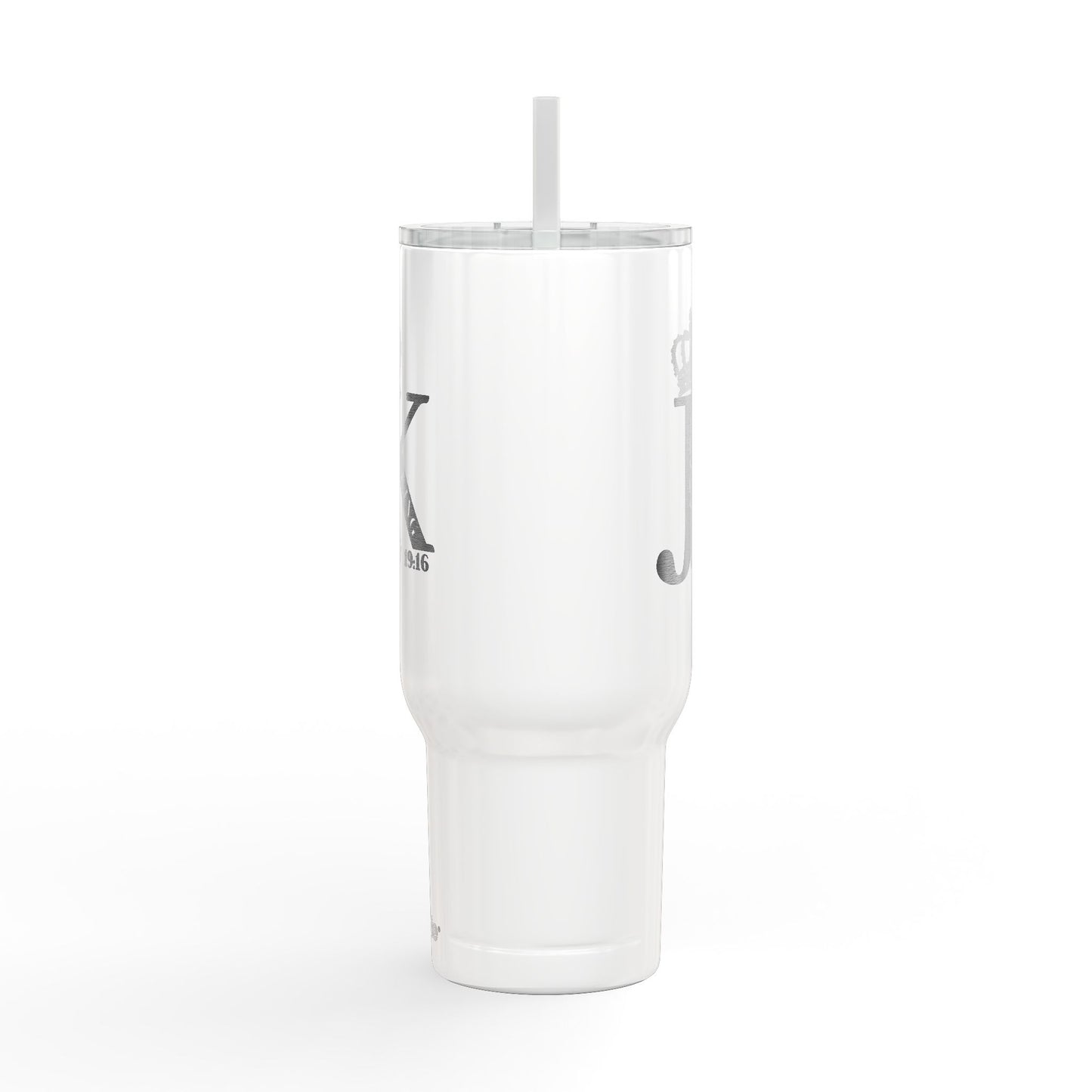 Jesus King Insulated Tumbler, Travel Mug, 40oz Drinkware, Engraved Gift