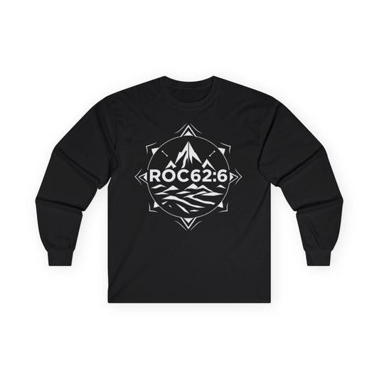 ROC62:6 -Unisex Cotton Long Sleeve Tee, Comfortable Frame, No Seams, Taped Shoulders, Eco-Friendly, Classic Fit, Casual
