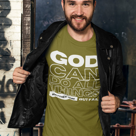 God Can Do All Things Tshirt, God Can Tshirt, Do All Things Tshirt, Can Do all, Christian Apparel, Men/Women Tshirt, Unisex Heavy Cotton Tee