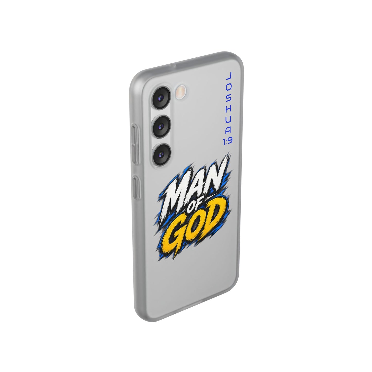 Man of God Phone Case — Joshua 1:9 Flexi Case