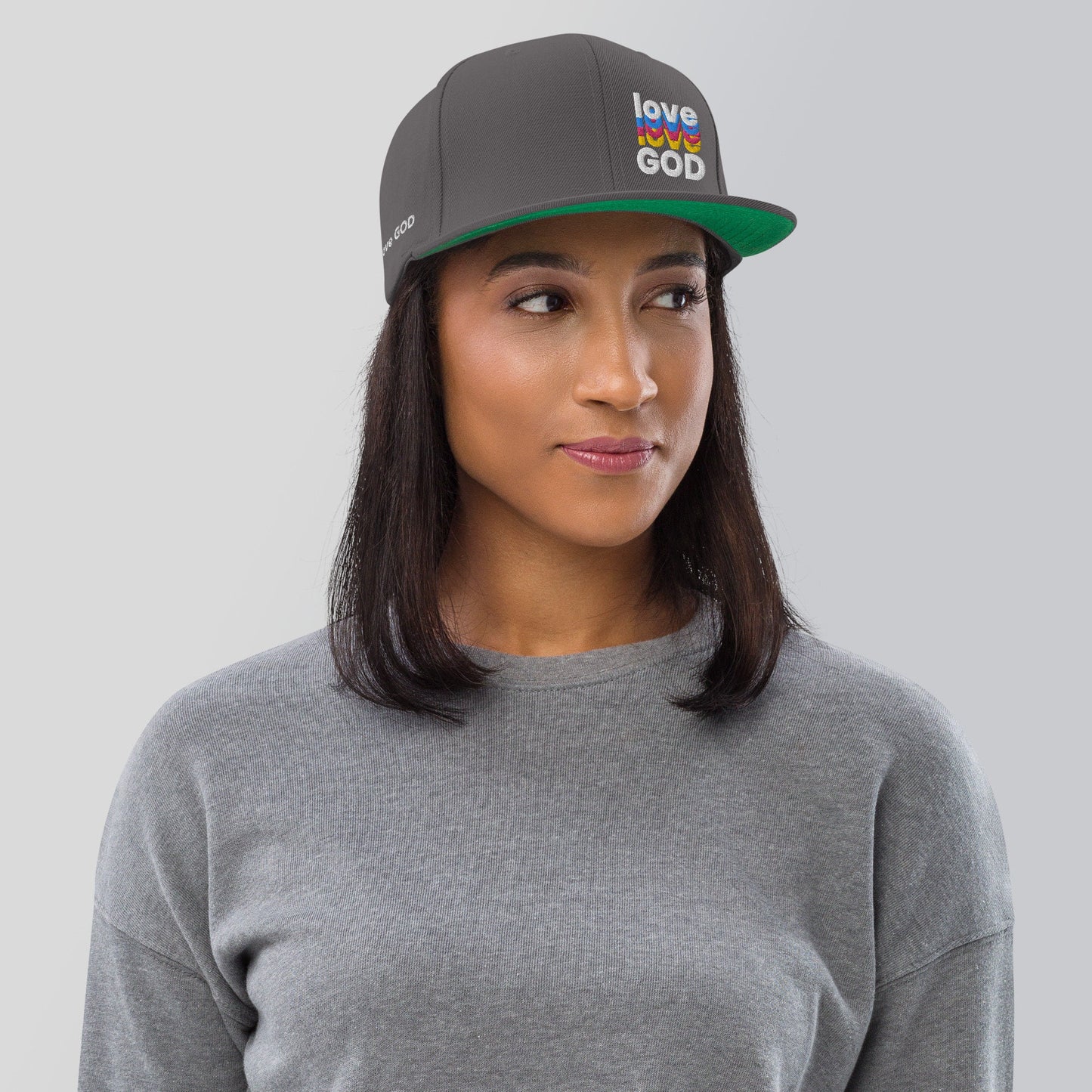 Love God Hat, Love Hat, Christian Apparel, Men Women Love God Hat, Love God Snapcap, Love God Snapback Hat
