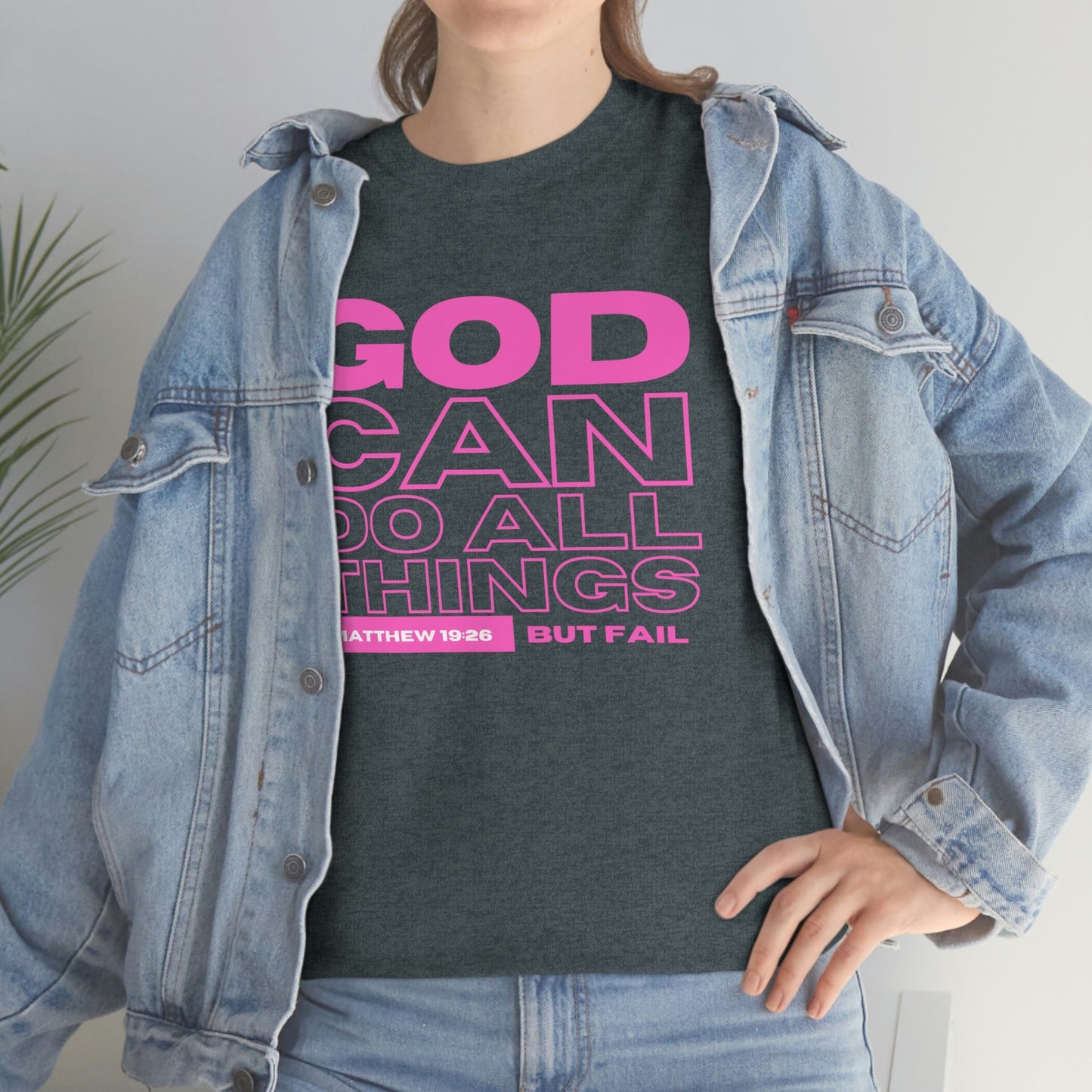God Can Do All Things Tshirt, God Can Tshirt, Do All Things Tshirt, Can Do all, Christian Apparel, Men/Women Tshirt, Unisex Heavy Cotton Tee