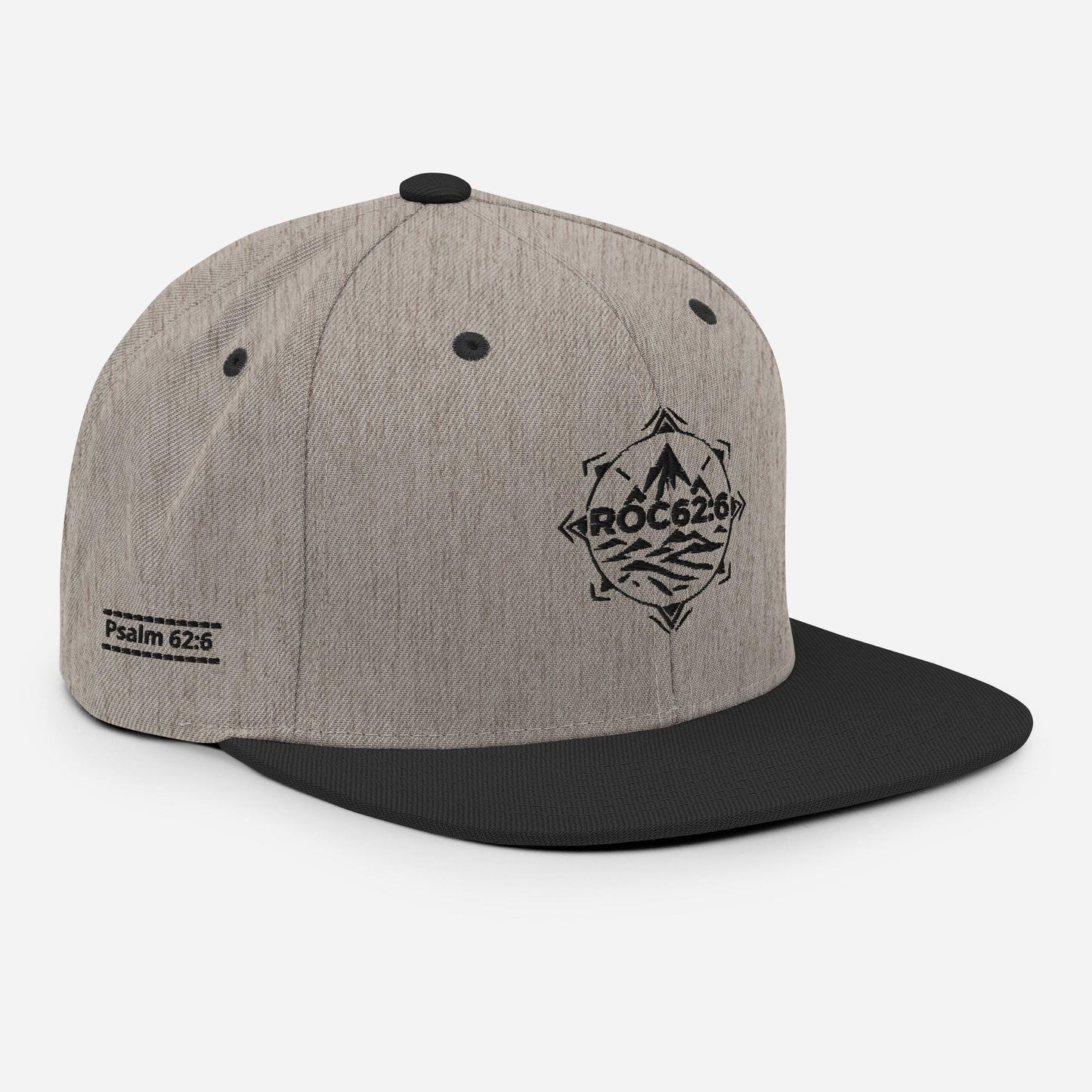 ROC626 Black Emblem Snapback Hat Merch