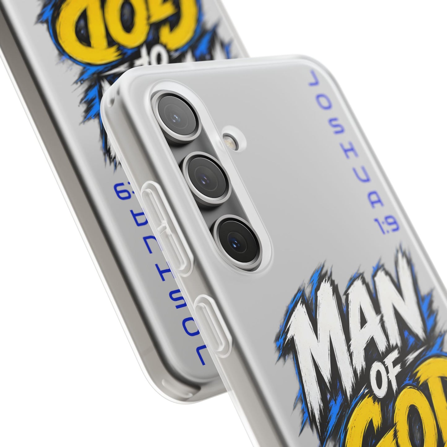 Man of God Phone Case — Joshua 1:9 Flexi Case