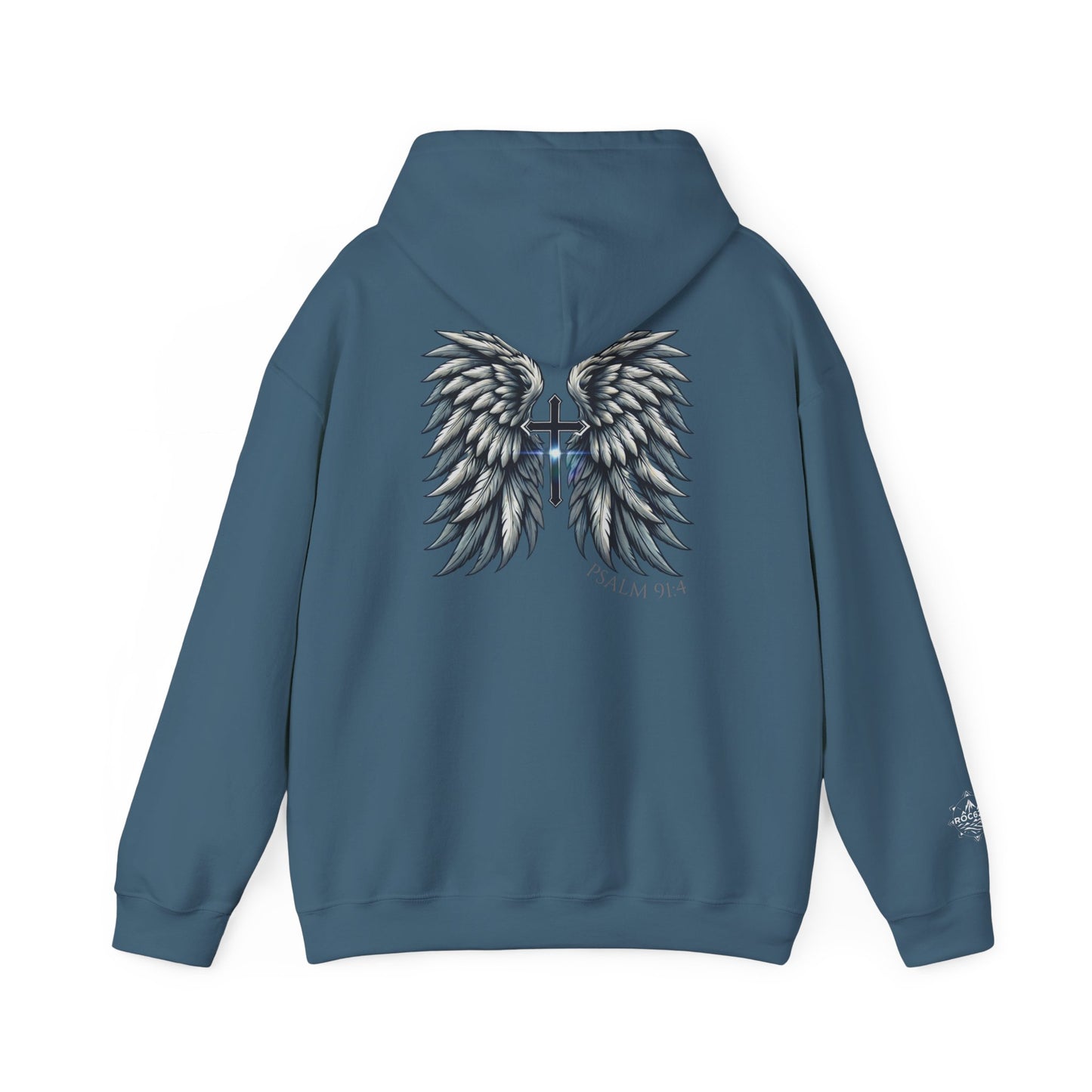 Christian Faith Hooded Sweatshirt, Trust Angels Design, Spiritual Gift, Unisex Clothing, Perfect for Church and Holidays